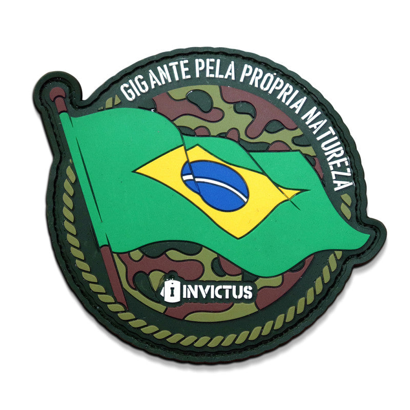 Patch Gigante Br Emborrachado Invictus - Imagem 2