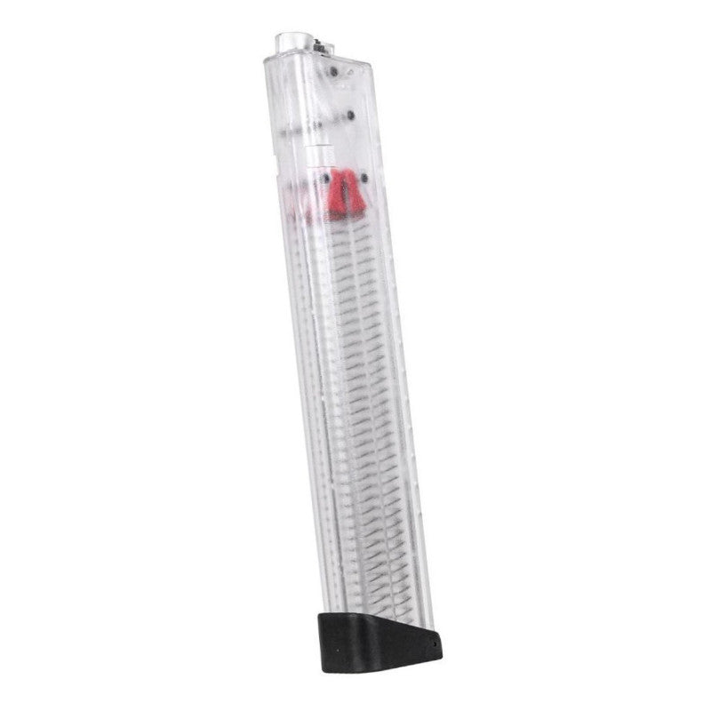 Magazine para Airsoft G&G Mid Cap 170 Rounds para Arp9 Transparente
