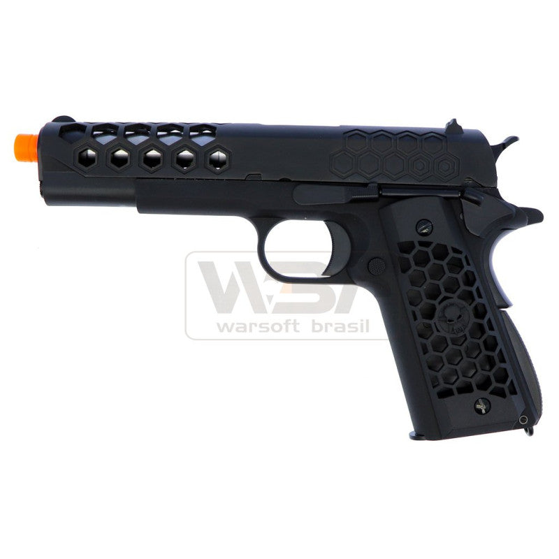 Pistola De Airsoft GBB We 1911 Gen2 Hex Cut Black - Imagem 6