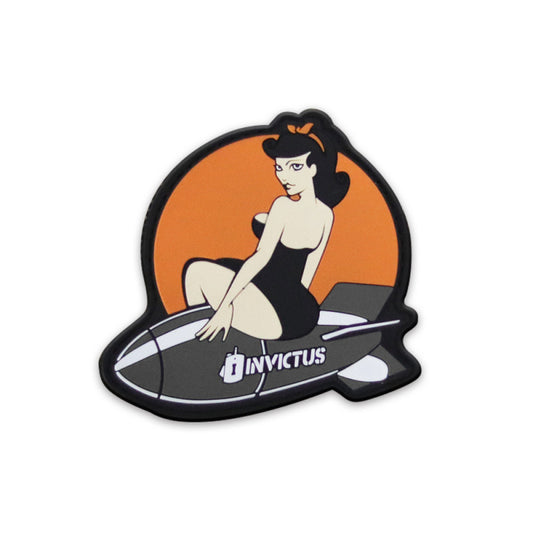 Patch Pin Up Emborrachado Invictus - Imagem 2