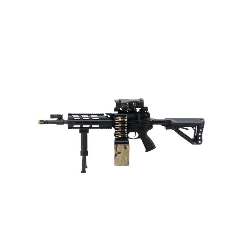 Rifle De Airsoft Aeg G&G Cm16 Lmg Stealth - Imagem 5