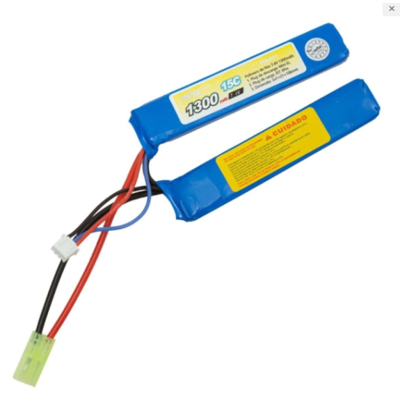 Bateria Lipo 7.4 1300Mah 15C Feasso FFB021 - Imagem 2