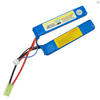 Bateria Lipo 7.4 1300Mah 15C Feasso FFB021 - Imagem 2