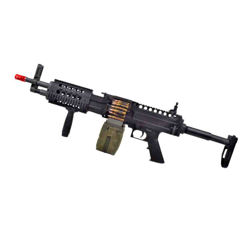 Rifle De Airsoft Aeg Ares Lmg Stoner Mg-008 Knights Armament - Imagem 3