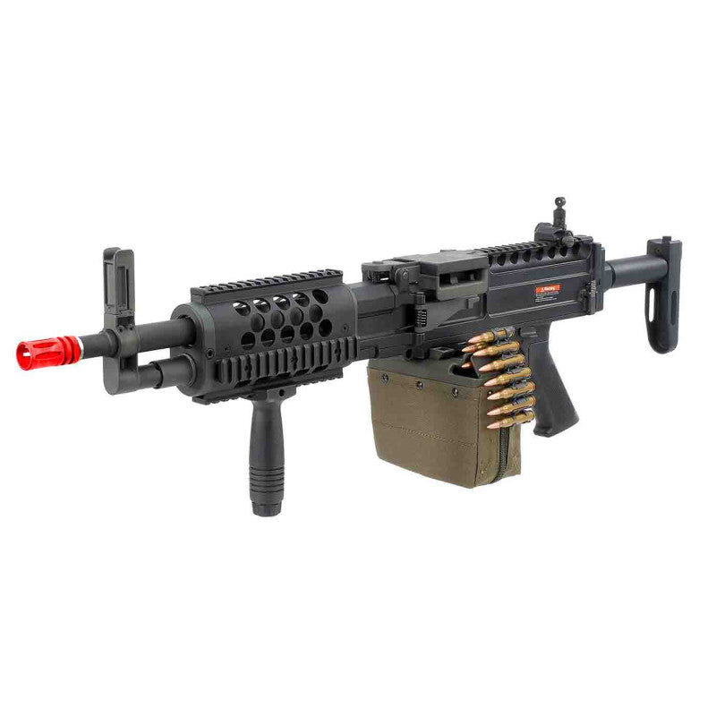 Rifle De Airsoft Aeg Ares Lmg Stoner Mg-008 Knights Armament - Imagem 5