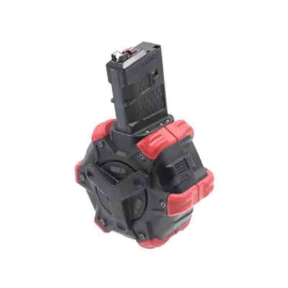 Magazine para Airsoft Drum Mag M4 Gbbr  350 Rounds