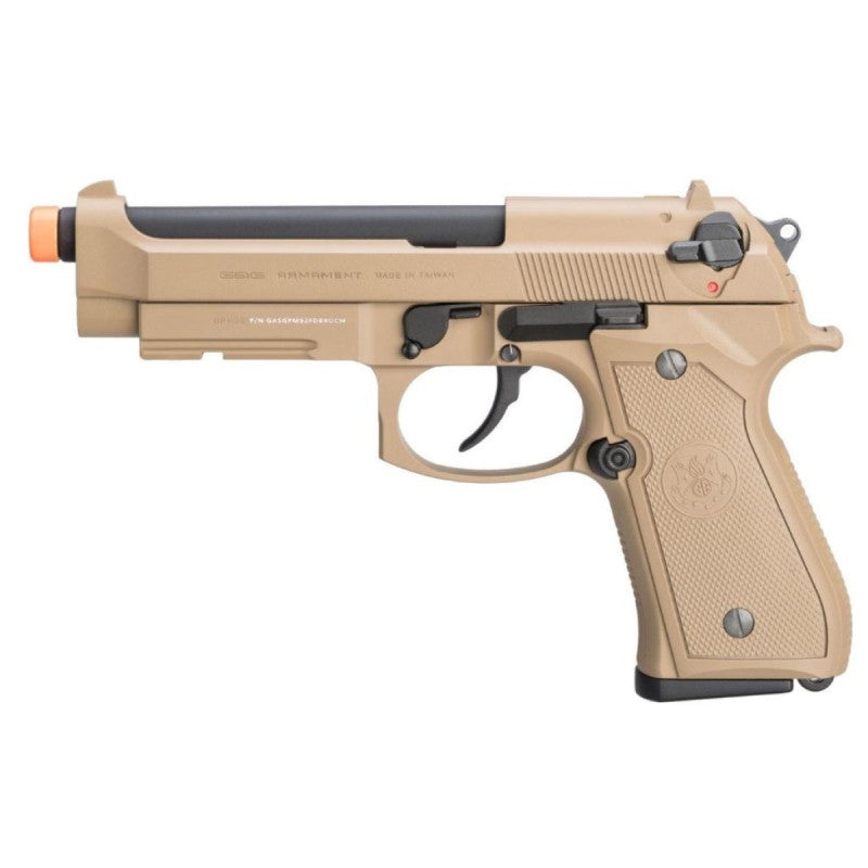 Pistola De Airsoft Gbb G&G Gpm92 Gp2 M92 + Case Rigido E Speedloader - Imagem 5