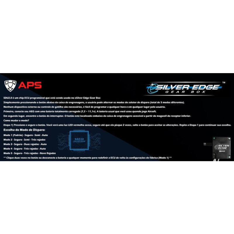 Rifle De Airsoft Aps Asr 110 Full Metal - Imagem 6