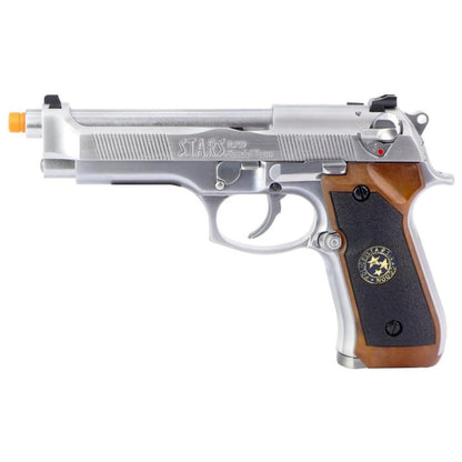 Pistola De Airsoft GBB We M92 Biohazard S.T.A.R.S. Gen2 Silver - Imagem 5