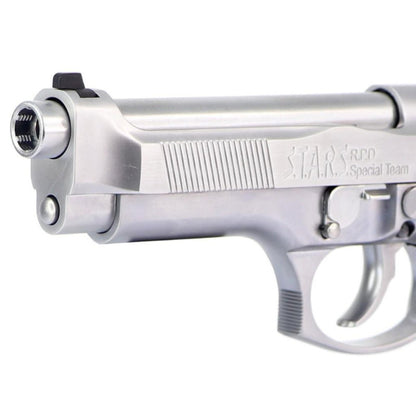 Pistola De Airsoft GBB We M92 Biohazard S.T.A.R.S. Gen2 Silver - Imagem 8