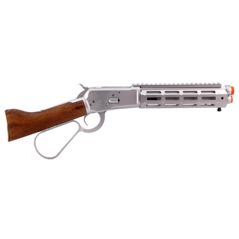 Rifle de Airsoft GBBR A&K M1873 Winchester Short M-lok - Imagem 6