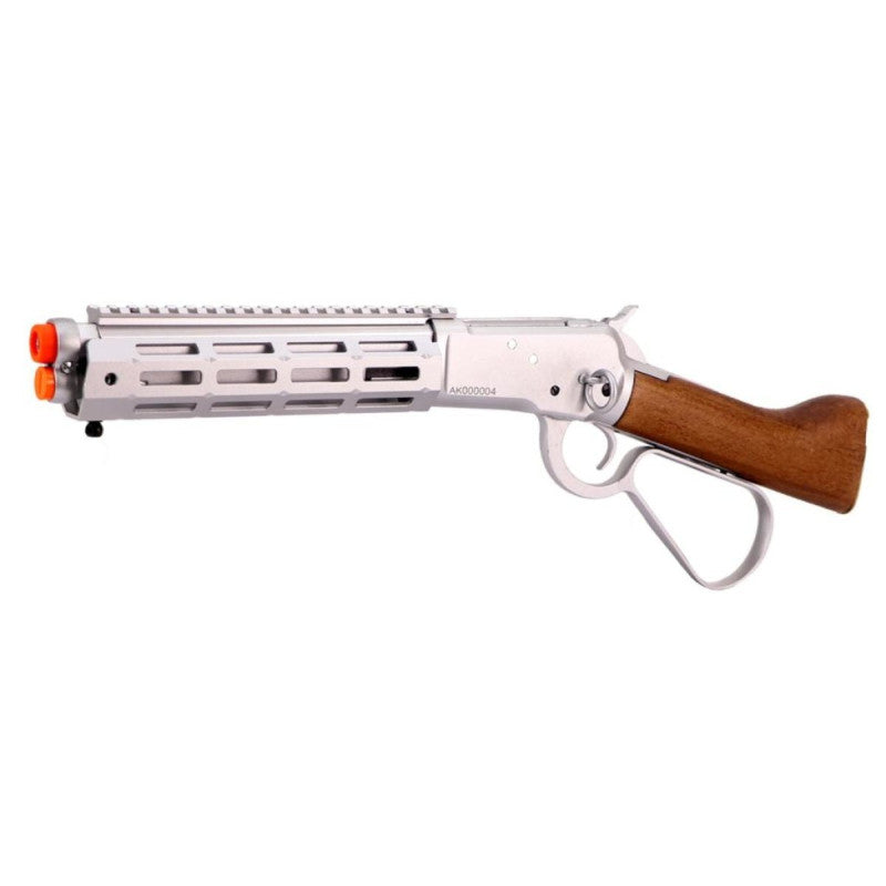 Rifle de Airsoft GBBR A&K M1873 Winchester Short M-lok - Imagem 8