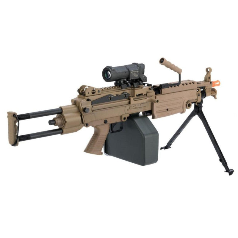 Rifle de Airsoft Aeg A&K M249 Minimi PARA MKII Saw - Imagem 7