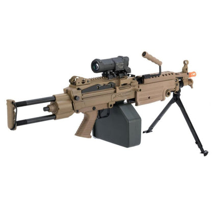 Rifle de Airsoft Aeg A&K M249 Minimi PARA MKII Saw - Imagem 7