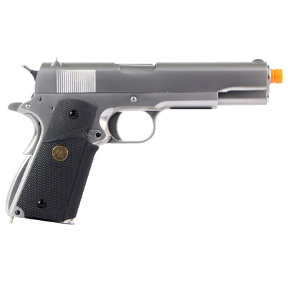 Pistola De Airsoft We 1911 M.E.U. E006B Chrome - Imagem 2