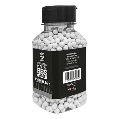 BBs Para Airsoft Leão 0.36g 1.100 Unidades - Imagem 2